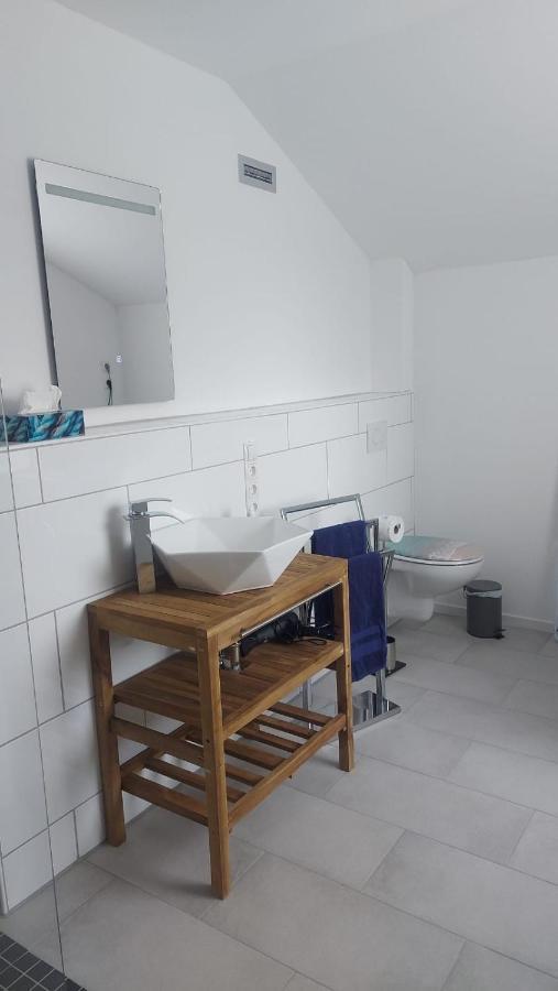 Ferienwohnung Krabbe Im Haus-뉴할링거지어 외부 사진